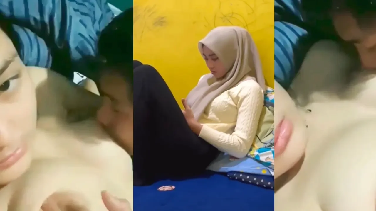 FULL HD Cewek Hijab Klimaks Banget sama Pacarnya poster